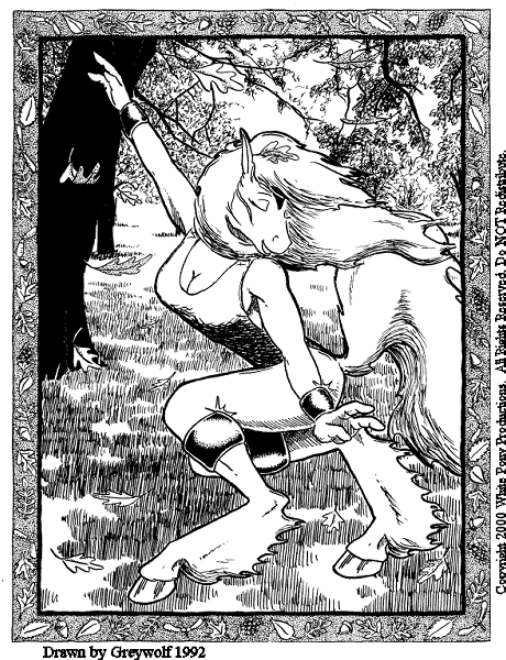 Beth Dancing In The Woods.