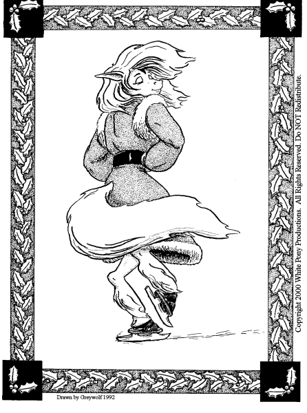 Beth Ice Skating.